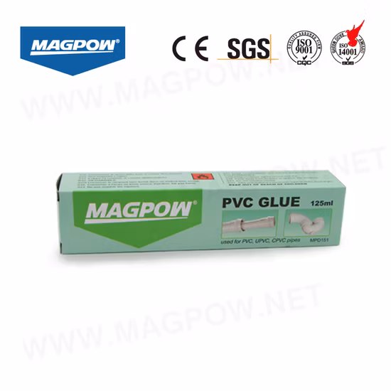 Adesivo per tubi Magpow UPVC e CPVC per tubi in PVC grandi e piccoli